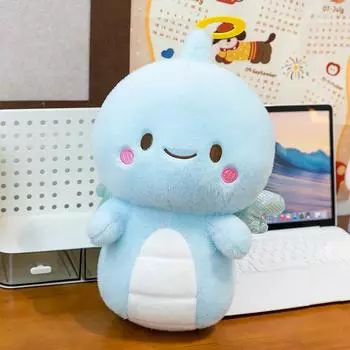 Angel Dolphin Doll Pendant Cute Doll Plush Toy Women S Birthday Gift Doll High Value 22cm