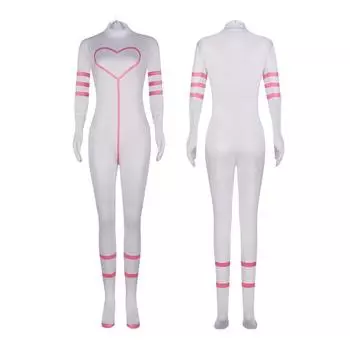 Angel Dust Hotel Cosplay Costume Jumpsuit Cartoon Halloween Party Fashion S