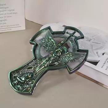 Ангел Крест силиконовый поднос форма для хранения поднос для хранения эпоксидная смола литейная силиконовая форма фруктовая тарелка ювелирное блюдо силиконовые формы CHINA