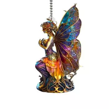 Ангел Плоская Ведьма Акриловый Подвесной Автомобильный Подвеска для Интерьера Украшения для Сумки Декор для Дома Angel