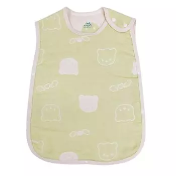 Angel Сделано в Японии Детский марлевый спальный комбинезон для младенцев Подарок R661 6-слойный (зеленый) зелёный