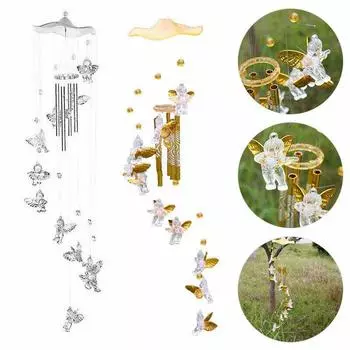 Ангельские колокольчики Колокольчики Украшения Колокольчики Домашние подвесные украшения золотой