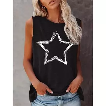 Ангел Утка - Свободная и Персонализированная футболка с принтом Женский Ловец Снов, Удобная футболка без рукавов, Лето S