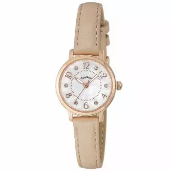 [ANGELHEART] Часы Angel Heart Twinkle Heart с белым циферблатом из нержавеющей стали Solar 24MM с обычной гарантией Часы THN24P-PK женские бежевые