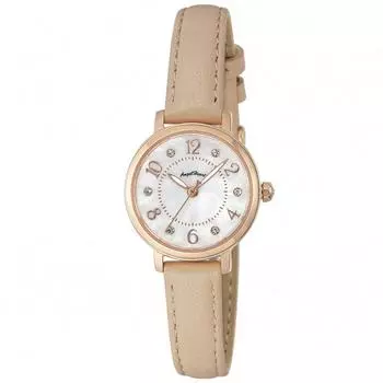 [ANGELHEART] Watch Angel Heart Twinkle Heart White Dial Stainless Steel Solar 24MM Regular Warranty Watch THN24P-PK Women s Beige