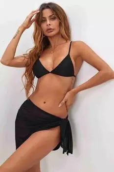 Angelsin Тюль Парео Черный