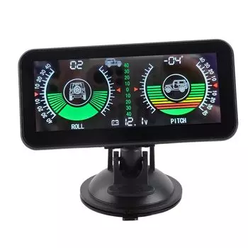 Angle Declinometer HUD Digital Angle Slope Meter Car Inclinometer for Car Off-Road Universal