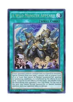 Английская версия A Wild Monster Thunder in the Blue 1-е издание Yu-Gi-Oh! Появляется MP15-EN234! (Секрет Редкий)