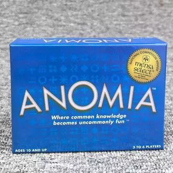 Английская версия Anomia Forgotten Cards Лучшая карточная игра для вечеринок Супер веселая настольная игра для вечеринок Карты