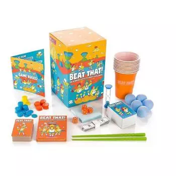 Английская версия Beat That Board Game Карточная игра для детей и взрослых Семейная игра для вечеринок Beat That Board Game Карточная игра Extended