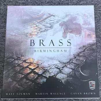Английская версия Brass Industrial Revolution Birmingham Strategy Reasoning Большая настольная игра Party Table Game Cards