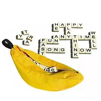 Английская версия для детей раннего возраста. Игра «Банановое правописание», развивающая словарный запас. Настольная игра для детей.