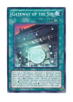 Английская версия Gateway of the Six Six War Gates 1-е издание Yu-Gi-Oh! LCGX-EN259 (Нормальный)