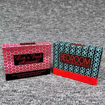Английская версия Команды для спальни Команды для спальни Веселые секс-карты Карты для взрослых настольных игр