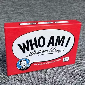 Английская версия Кто я Кто я Родитель-ребенок Интерактивная карточная игра Семейная вечеринка Настольная игра