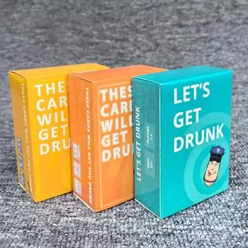 Английская версия Let s Get Drunk Пьяная карта Пьяная настольная игра Карточная игра Let s Drink Together these cards will get you drunk