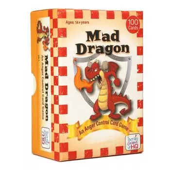 Английская версия Mad Dragon Настольная игра Карточная игра Angry Dinosaur Семейная стратегическая игра для родителей и детей