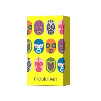 Английская версия Maskmen Masked Party Fun Knitting Board Game Cards Китайские и английские двуязычные Spot Oink Series