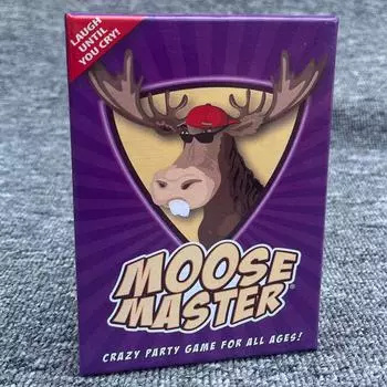 Английская версия Moose Master Moose Master Party Веселая игра Party Cards как