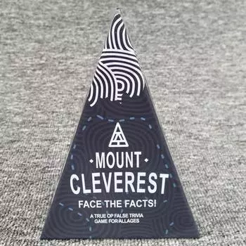 Английская версия MOUNT CLEVEREST Игра-головоломка «Правда или Ложь» Тест «Правда или Ложь» Карты настольной игры синий