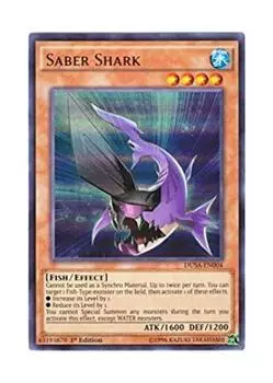 Английская версия Saber Shark Saber Shark 1st Edition Yu-Gi-Oh! DUSA-EN004 (Ультра редкий)