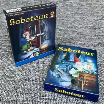 Английская версия Saboteur Dwarven Gold Mine Dwarven Miner Настольная игра Карты Dwarven Mine 1th как