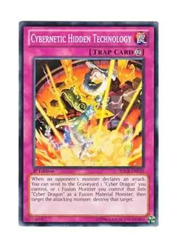 Английская версия Скрытая кибернетическая технология Скрытая кибернетическая технология 1-е издание Yu-Gi-Oh! SDCR-EN030 (Нормальный)