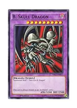 Английская версия Skull Dragon Black Dragon 1st Edition Yu-Gi-Oh! MIL1-EN011 B. Демона (Нормальный)