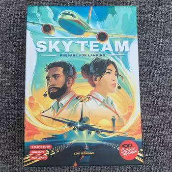 Английская версия Sky Team Two-person Sky Team Сотрудничество Общение Ограниченная карточная игра Повседневная вечеринка Настольная игра