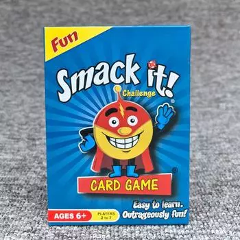 Английская версия Smack It Card Game, Детская карточная игра для досуга и вечеринок, интерактивная игрушка для родителей и детей