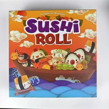 Английская версия SUSHI GO! ВЕЧЕРИНКА! Roll Sushi Dice Настольная игра для вечеринки с собаками SUSHI GO!