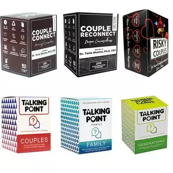 Английская версия Talking Point Series Романтическая игра для пар «Свидания» Вопросы и ответы Интимная игра Christ жёлтый