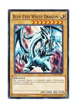 Английская версия White Dragon Art Red Sparks Иллюстрация White Dragon Red Sparks 1st Edition Yu-Gi-Oh! LDK2-ENK01 Голубоглазый [Альтернативная версия] Голубоглазый
