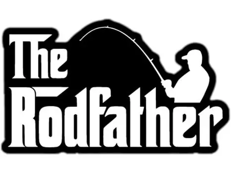 Английская виниловая наклейка для рыбалки для автомобилей, ноутбуков и стаканов для воды чёрный