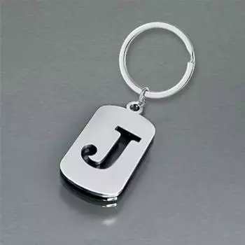 Английские буквы, брелки, гладкая поверхность, полые, из нержавеющей стали, брелки с инициалами, украшение для сумочки