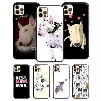 Английский бультерьер для iPhone 13 Pro Max 12 Mini 7 8 Plus, чехол для телефона iPhone 11 Pro Max XS XR X SE2, чехол iphone 5 5S SE