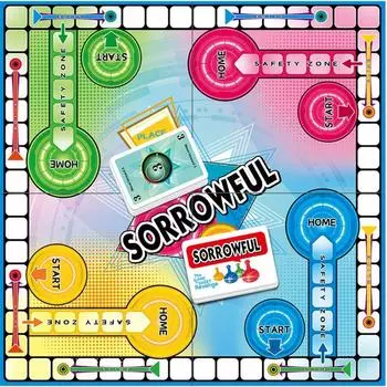 Английский Карточный Мышление Расширение Настольная Игра Сладкая Месть Шахматы Настольная Игра Путешествие Смешной SORRY! Game