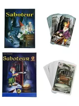 Английский Saboteur Настольная игра Карты Настольные игры Веселые настольные карточные игры для семей Вечеринка Гном Золотая шахта Копание Настольная игра Шахтер