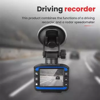 Английско-русский голосовой автомобильный антирадар-детектор 2 в 1 VG3 720P HD видеорегистратор DVR камера рекордер цветной экран 140 градусов видеорегистратор 1 pc