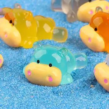 Angry Baby Hippo Кукла Бегемот Миниатюрная Сумка Попрыгучая Свинья Крошечный Бегемот Кукла из смолы Детские Подарки