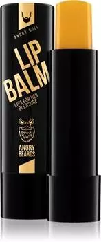Angry Beards Lip Balm Бодрящий бальзам для губ для мужчин TU прозрачный