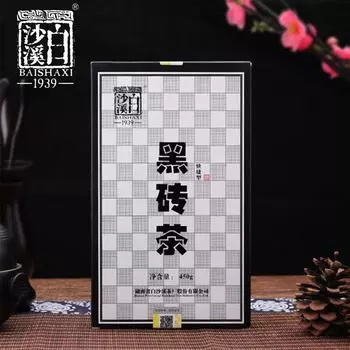 Anhua Baishaxi 2017 г. Растворимый темный чай Shortcut Brick Tea 450г