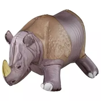 Ania Adventure Continent Ania Kingdom Air Figure Cyrus (Indian Rhinoceros)