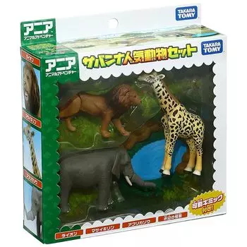 Ania AG-01 Саванна популярный набор животных