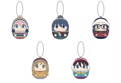 AniCraft Puchimochi Mascot BOX 5 made of polyester Yurucamp product, types, approx. 10cm,