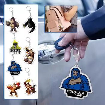 Анимационная игровая периферия Tag Monke, акриловый брелок-подвеска