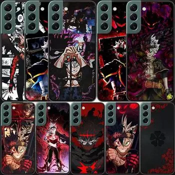 Анимационный черный клевер ASTA телефон для Samsung Galaxy A02S A12 A22 A32 A42 A52S A72 4G 5G A03S A13 A23 A33 A53 A73 A9 A8 A7 A6 F1 Samsung A02S