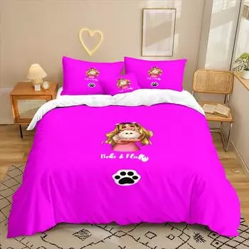 Анимационный Сериал 3D Цифровая Печать Комплект Постельного Белья из Трех Предметов Простыня Пододеяльник 90 * 200 two-piece set