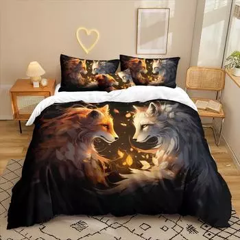 Анимационный Сериал 3D Цифровая Печать Комплект Постельного Белья из Трех Предметов Простыня Пододеяльник 90 * 200 two-piece set