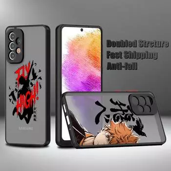 Анимация Haikyuu для Samsung A91 A71 A51 A42 A41 A31 A21S A14 A04 A13 A12 A11 Lite матовый полупрозрачный чехол для телефона Samsung A31